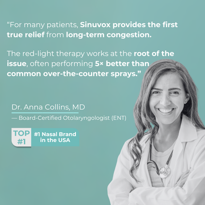 Sinovux Red Light Nasal Congestion Relief