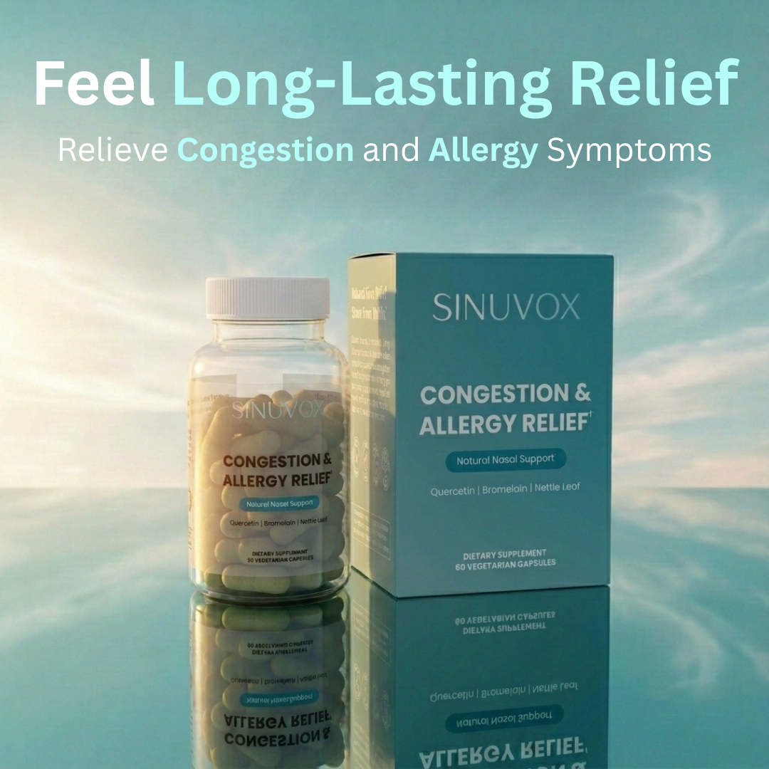 Sinuvox Natural Congestion & Allergy Relief Testing
