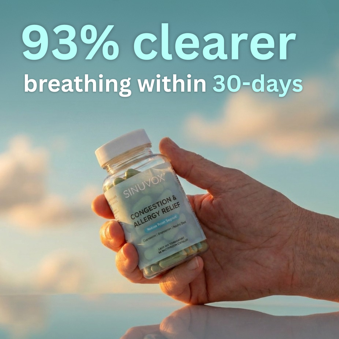 Sinuvox Natural Congestion & Allergy Relief Testing