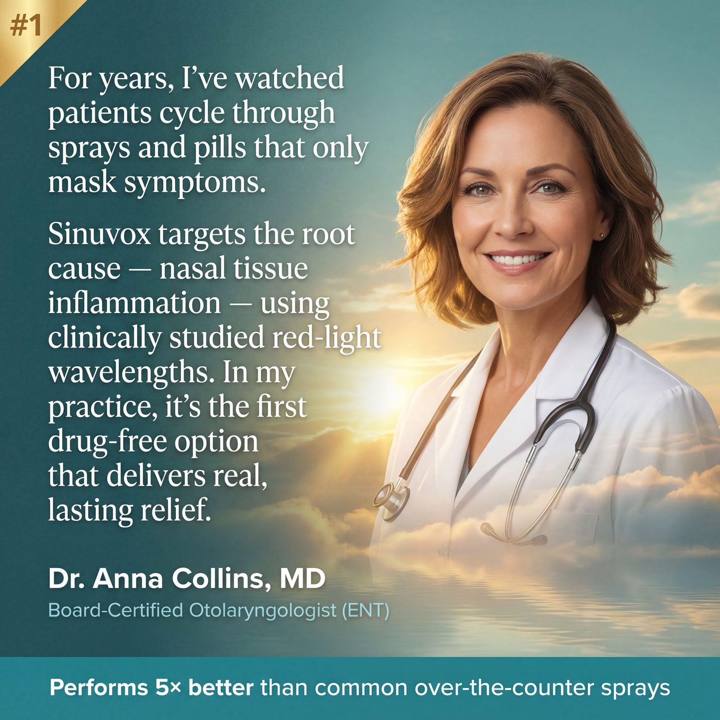 Sinovux Red Light Nasal Congestion Relief